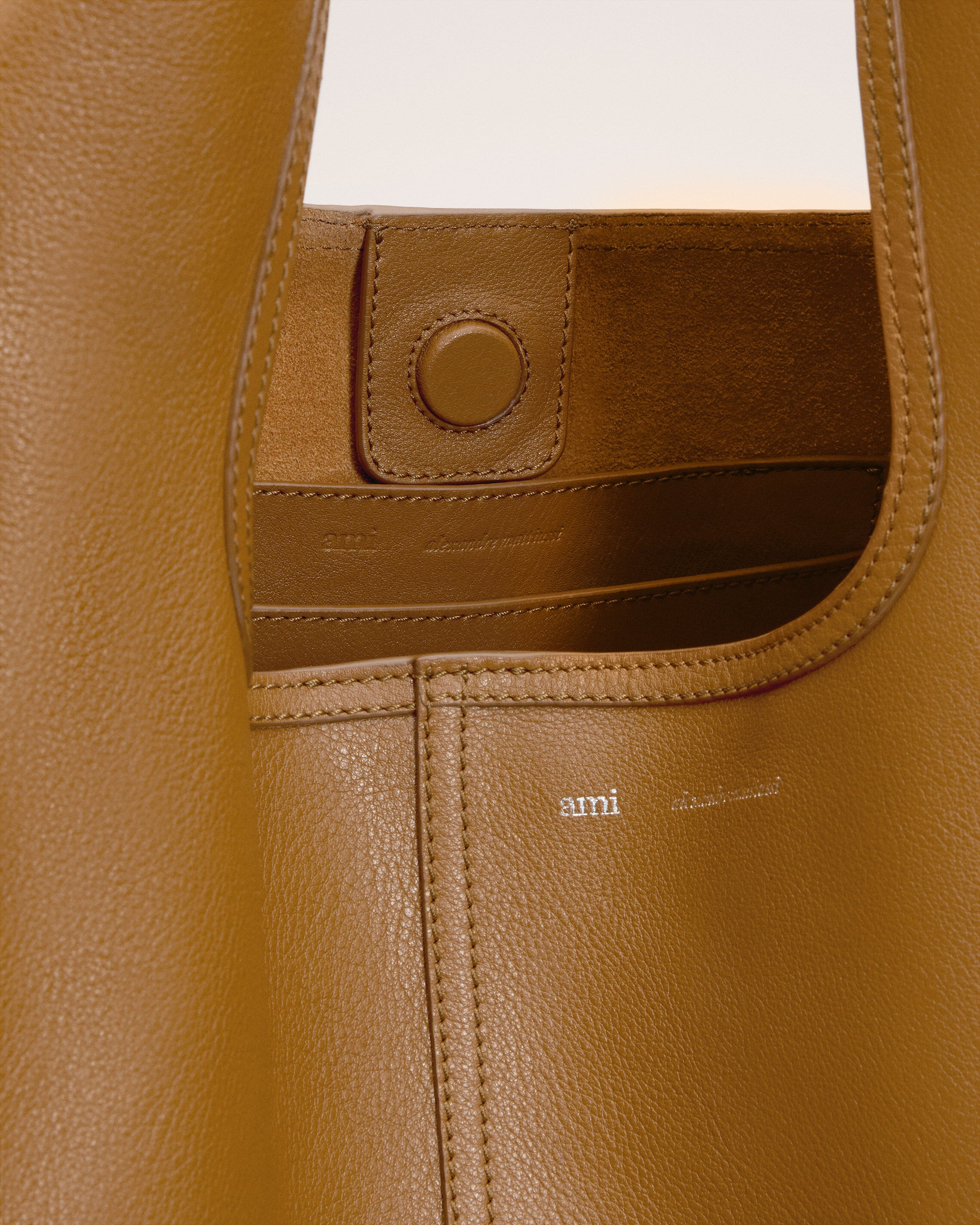 YELLOW SUPPLE LEATHER ETIENNE HOBO BAG - 6