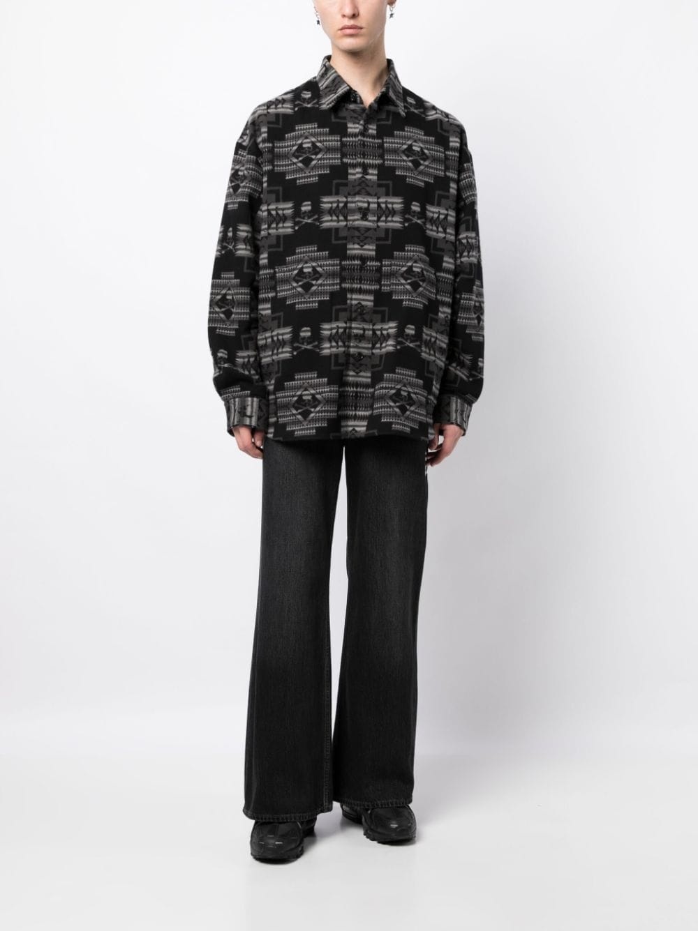 Chimayo jacquard cotton shirt - 2