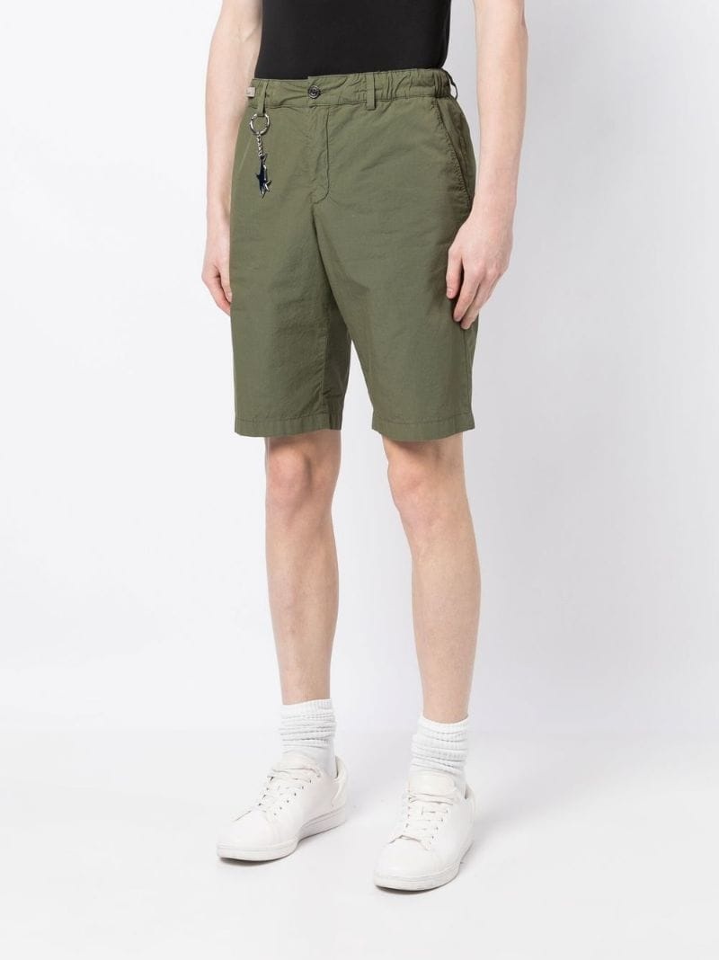 elasticated-waistband chino shorts - 3