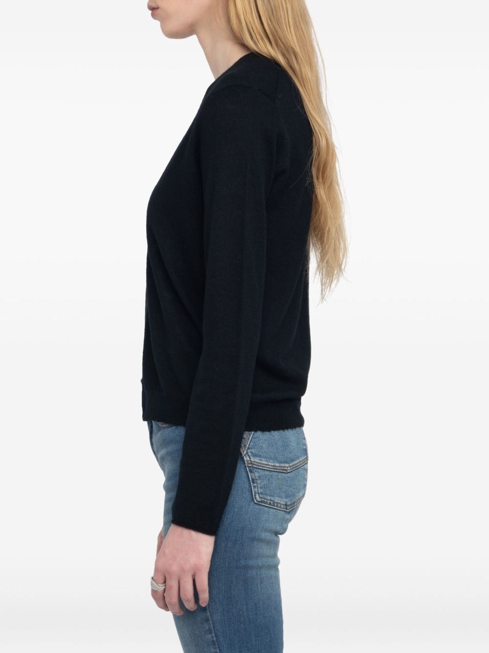 Manylla button-up V-neck cardigan - 5