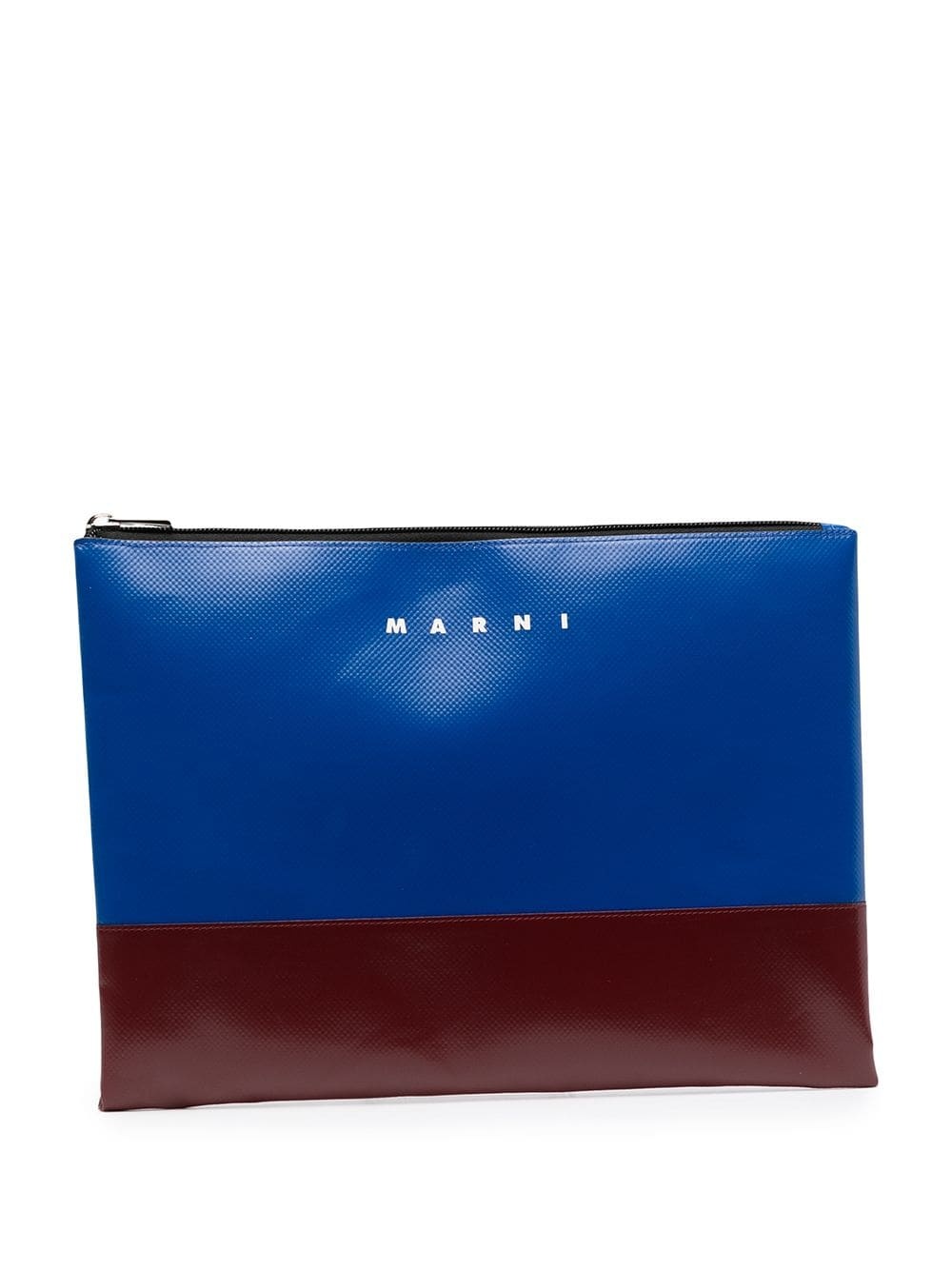 two-tone clutch bag - 1