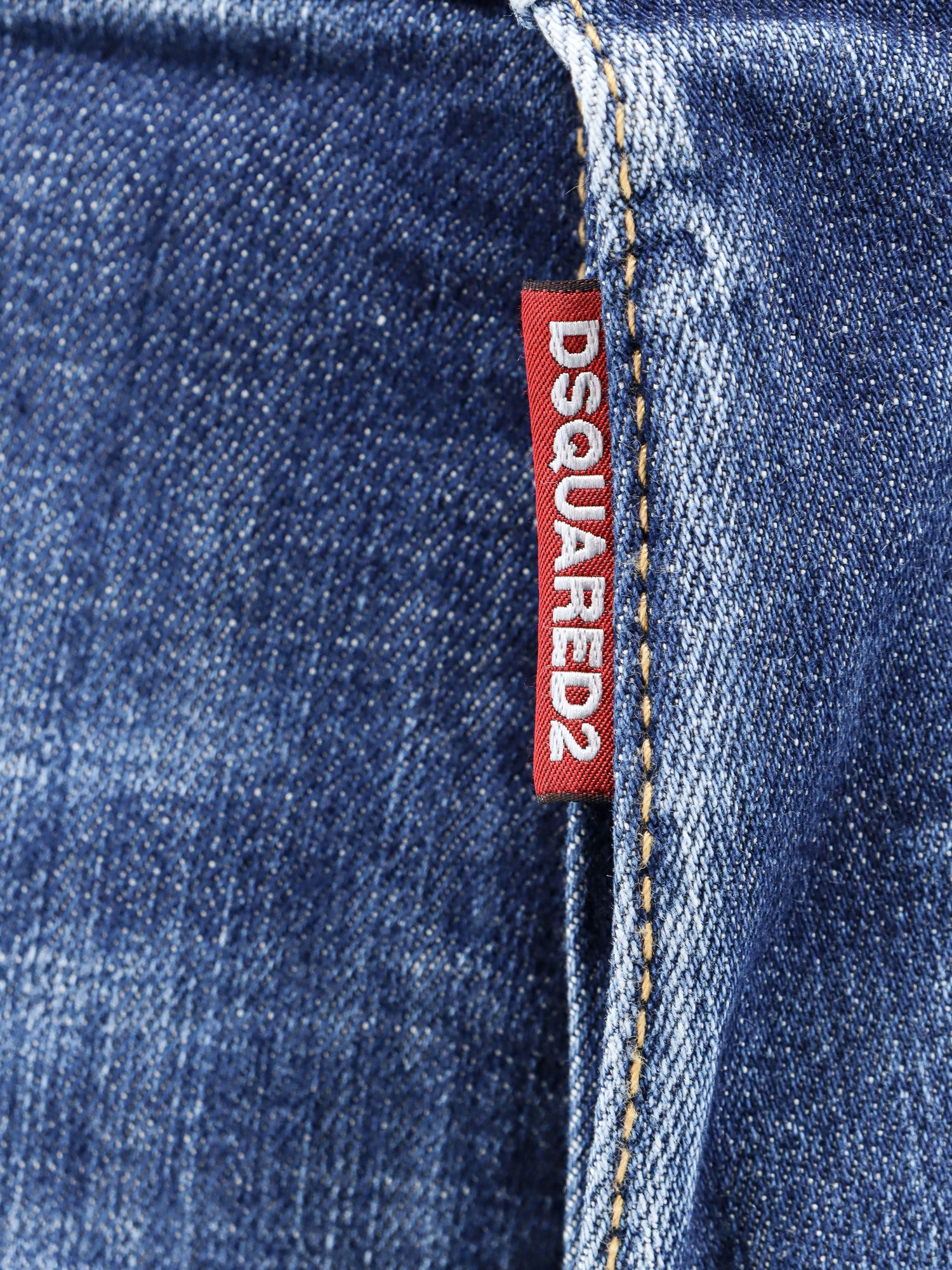Cotton Jeans With Back Logo Patch - 3