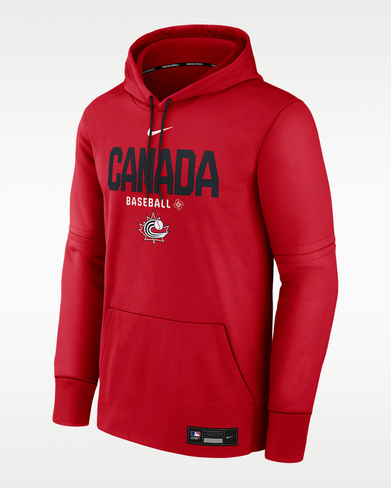 Canada National Baseball Team 2026 World Baseball Classic Authentic Collection Men's Nike Therma Pul 1