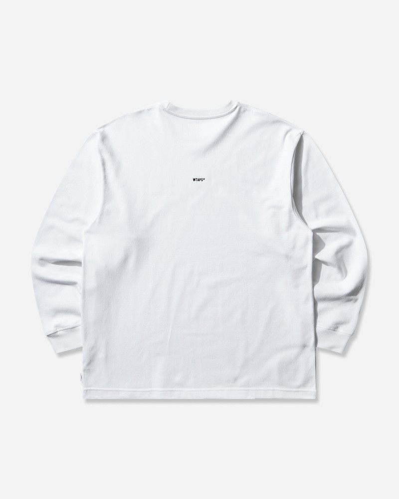 WTAPS Men's SIGN-YD Longsleeve T-Shirt White outlook