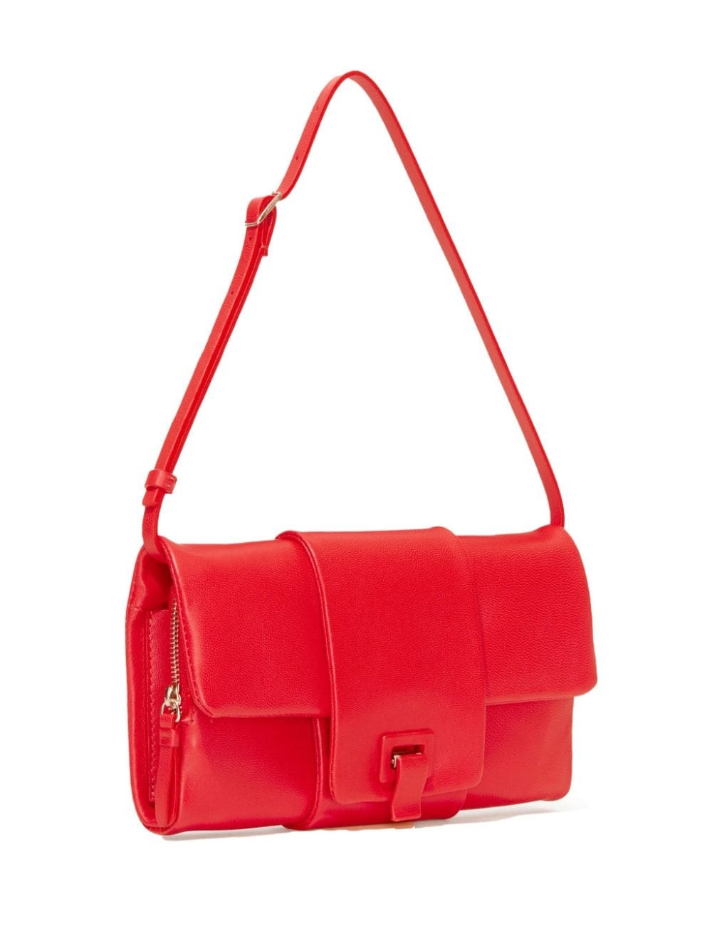 Flip leather shoulder bag - 5