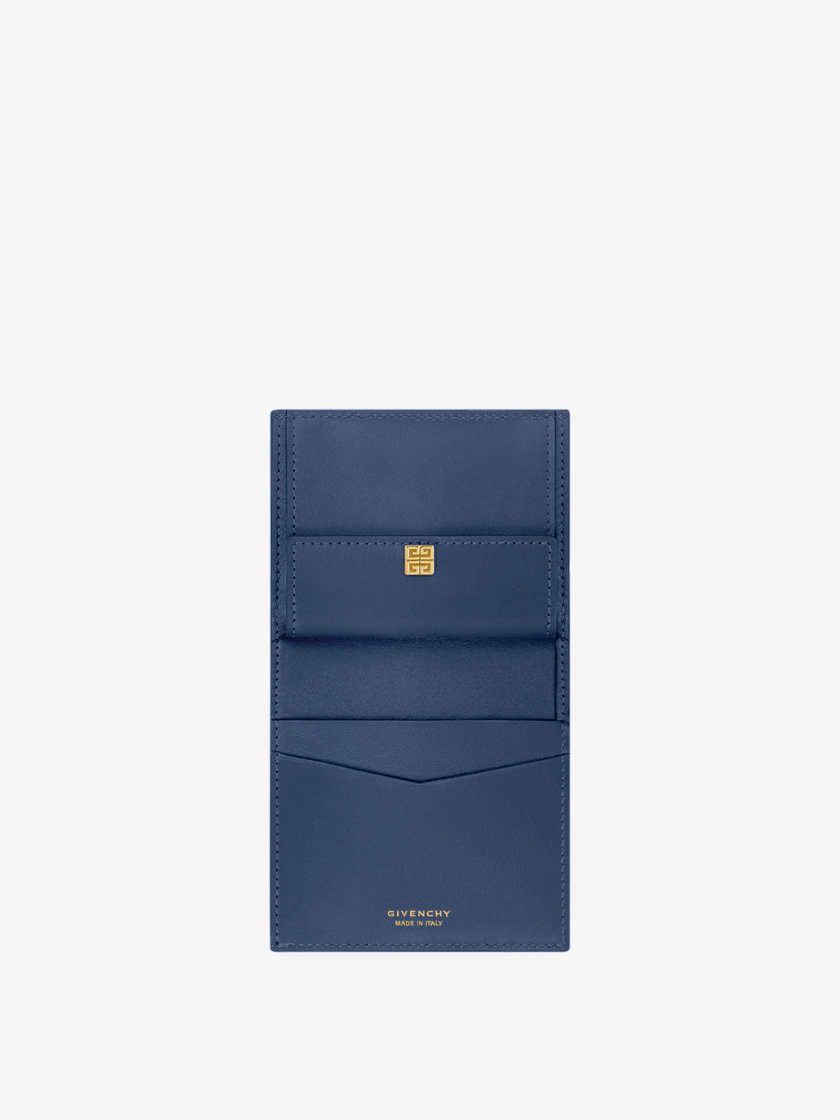 SMALL 4G WALLET IN BOX LEATHER - 4