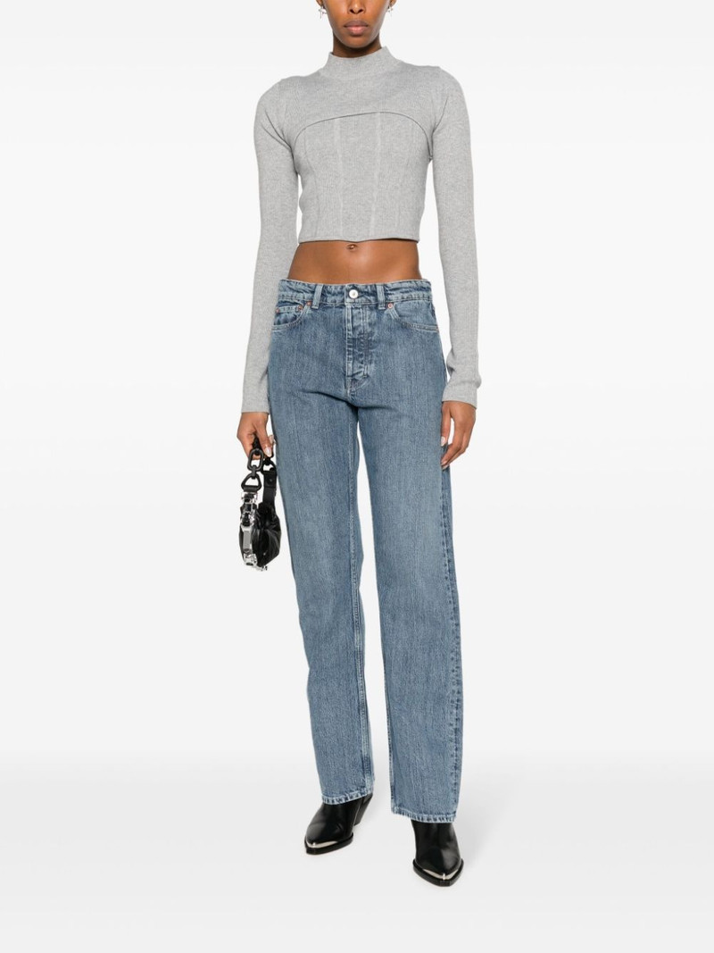 Our Legacy Linear mid-rise straight-leg jeans outlook