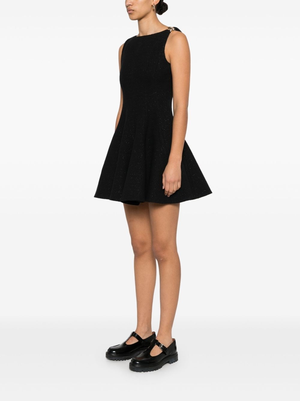 flared mini dress - 3