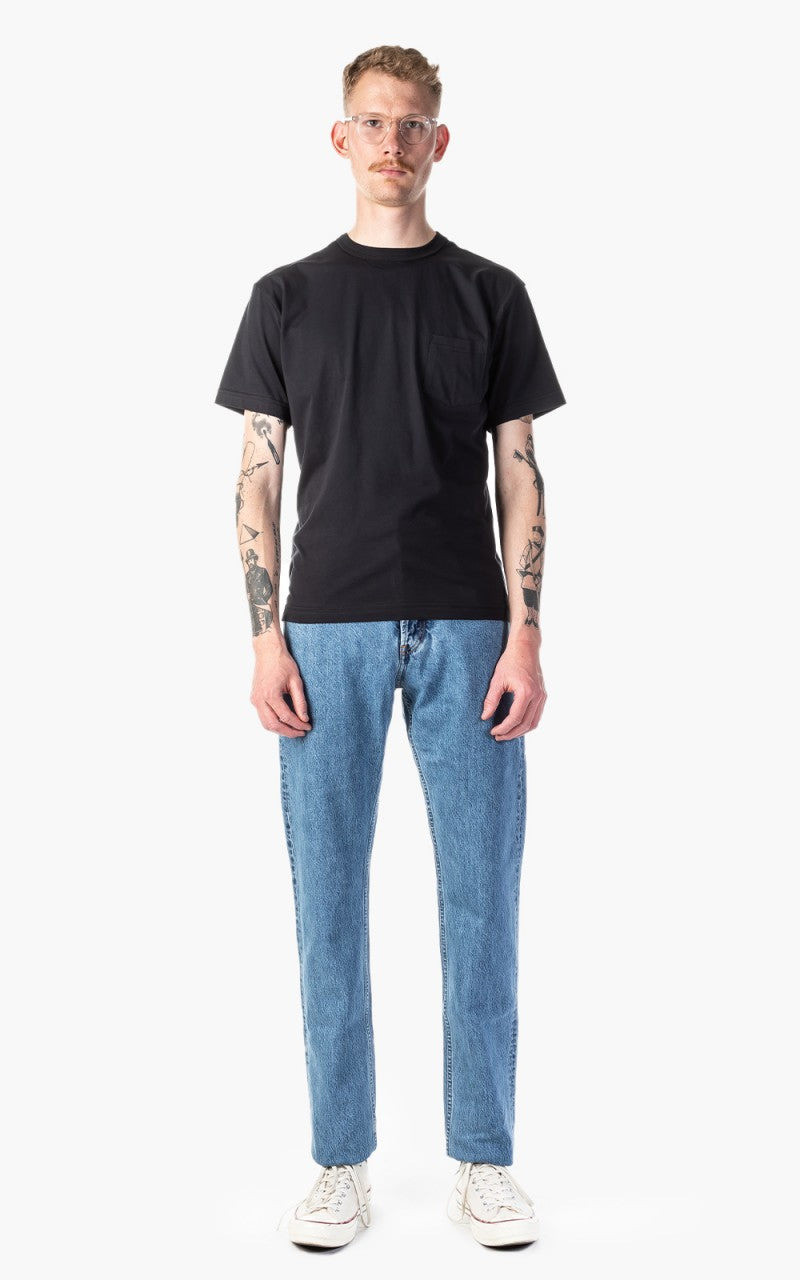 3sixteen 3SIXTEEN PIMA POCKET T-SHIRT 2 PACK BLACK outlook