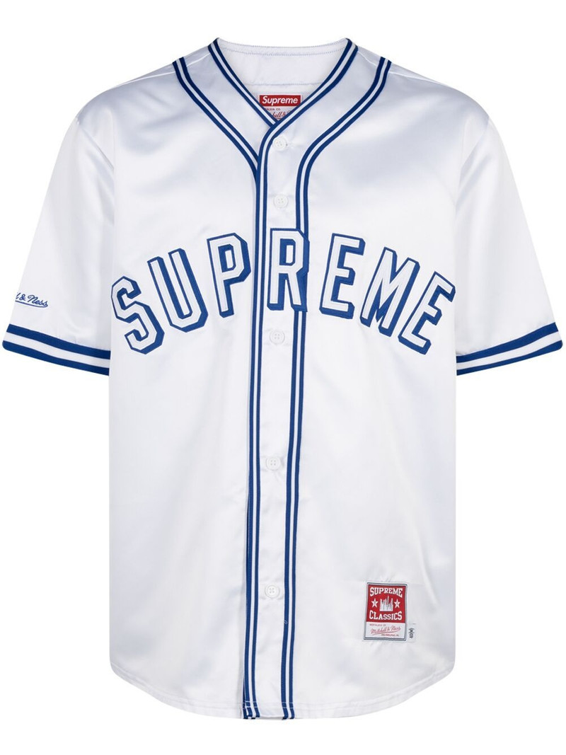 Mitchell & Ness satin baseball jersey T-shirt - 1