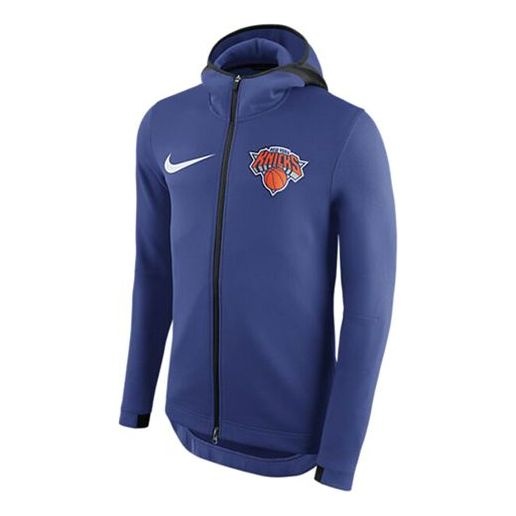 Nike Therma Flex Showtime NBA Knicks Player Edition Jacket Blue 899861-495 - 1