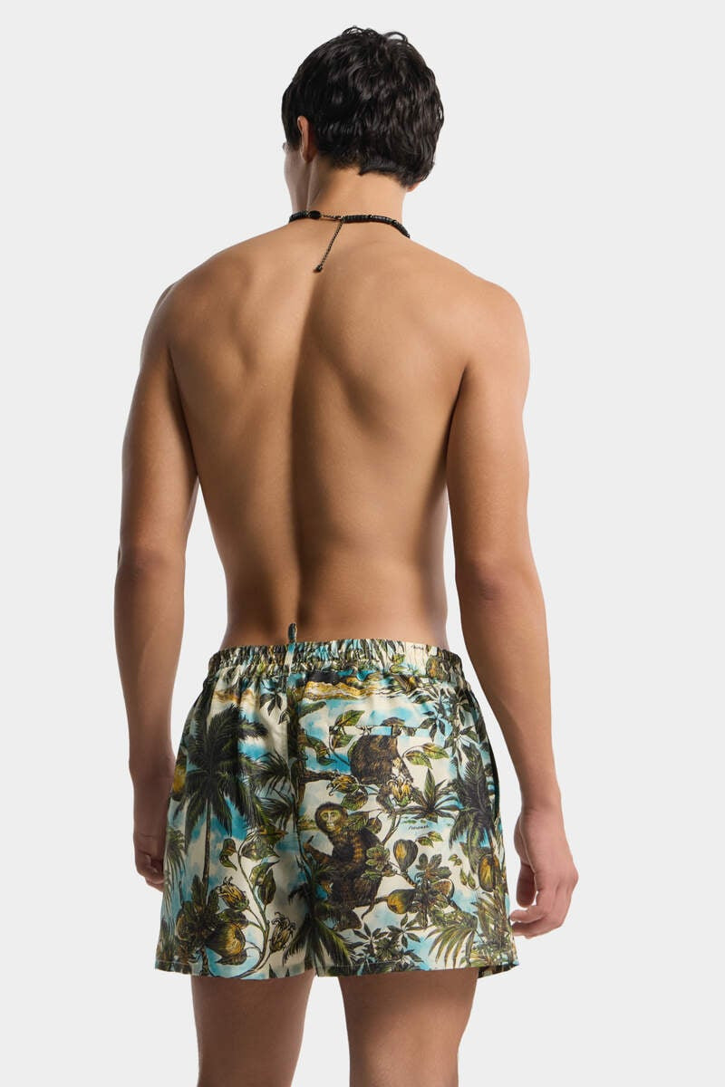 MONKEY PRINT PULL ON SHORTS 4