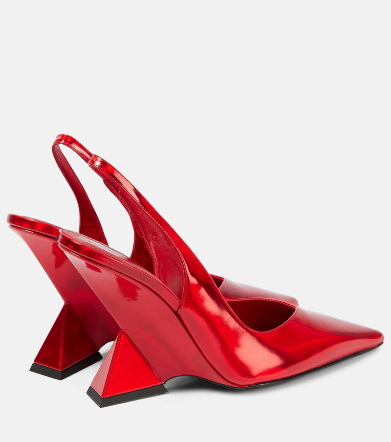 Cheope leather slingback pumps 3