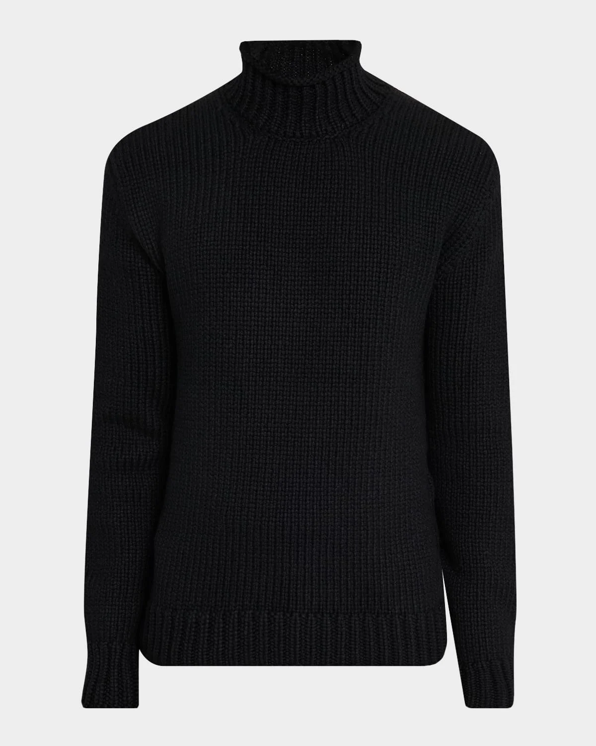 Men's Wool and Cashmere Slim Crewneck Sweater - 1