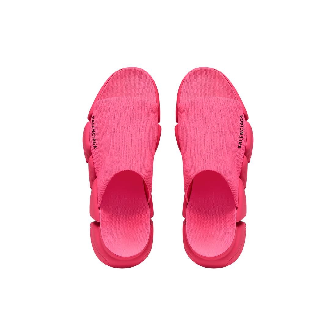 Women's Speed 2.0 Recycled Knit Slide Sandal in Fluo Pink - 5