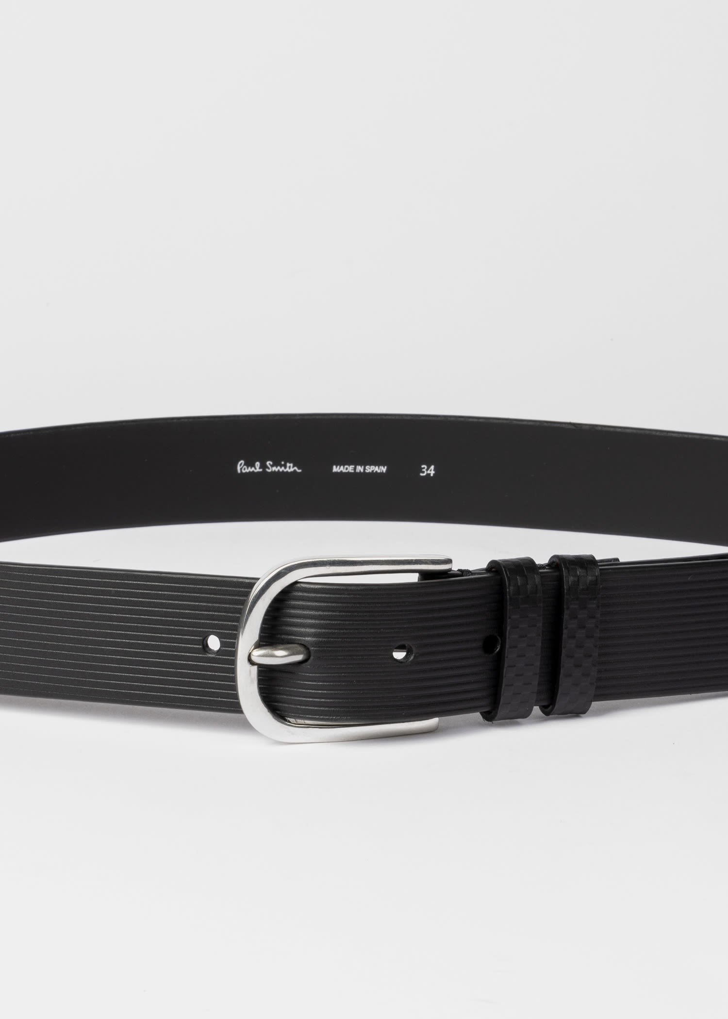 Leather Embossed Belt - 2
