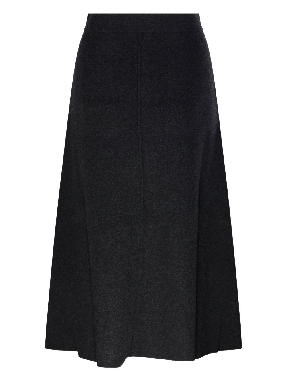 asymmetric-hem midi skirt - 3