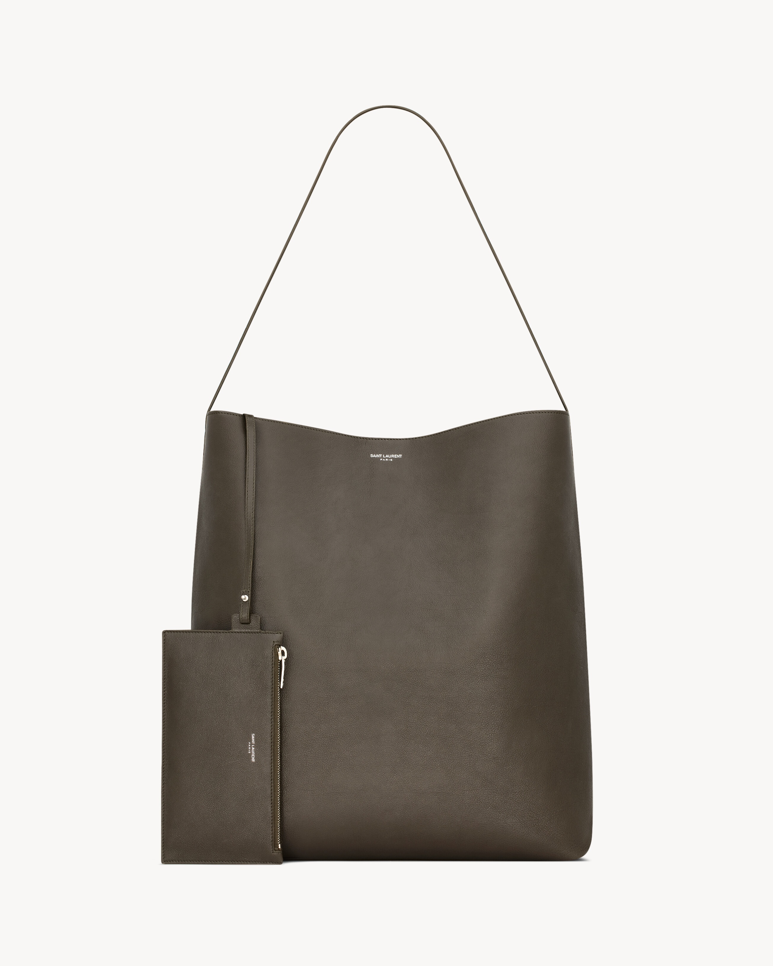 BOLD HOBO BAG IN LEATHER - 2