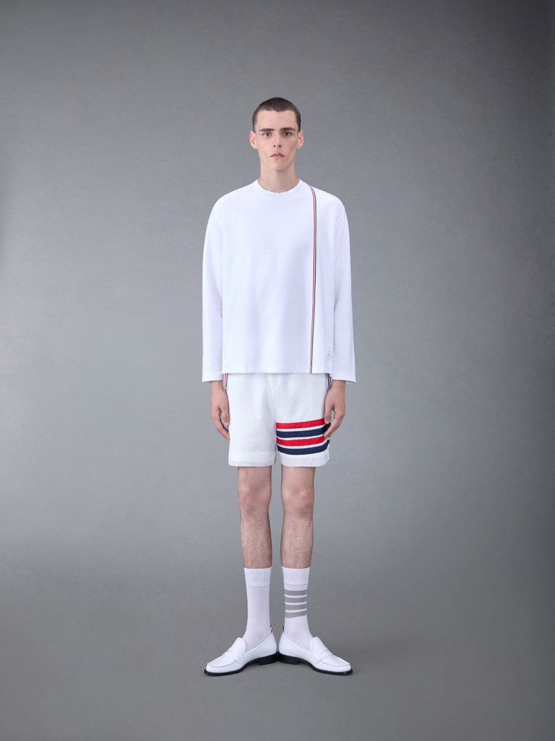 RWB stripe cotton T-shirt 3