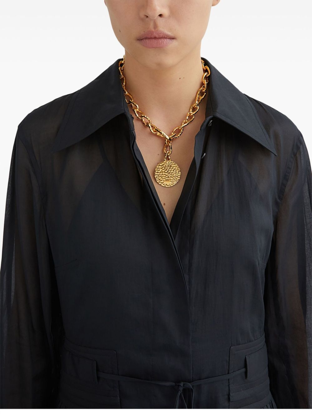 circular pendant necklace - 3