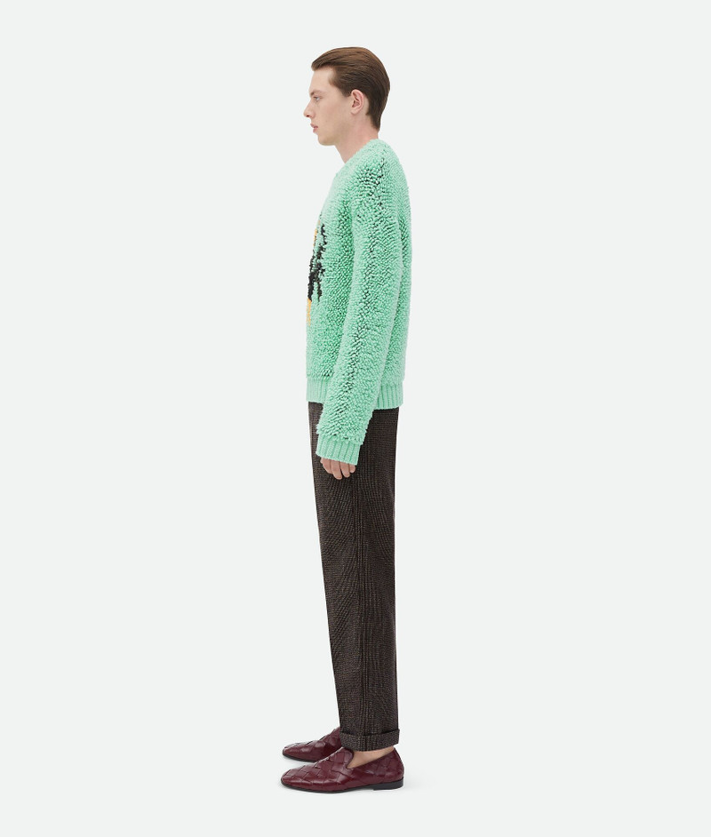 Bottega Veneta Graphic Animal Jacquard Wool Jumper outlook