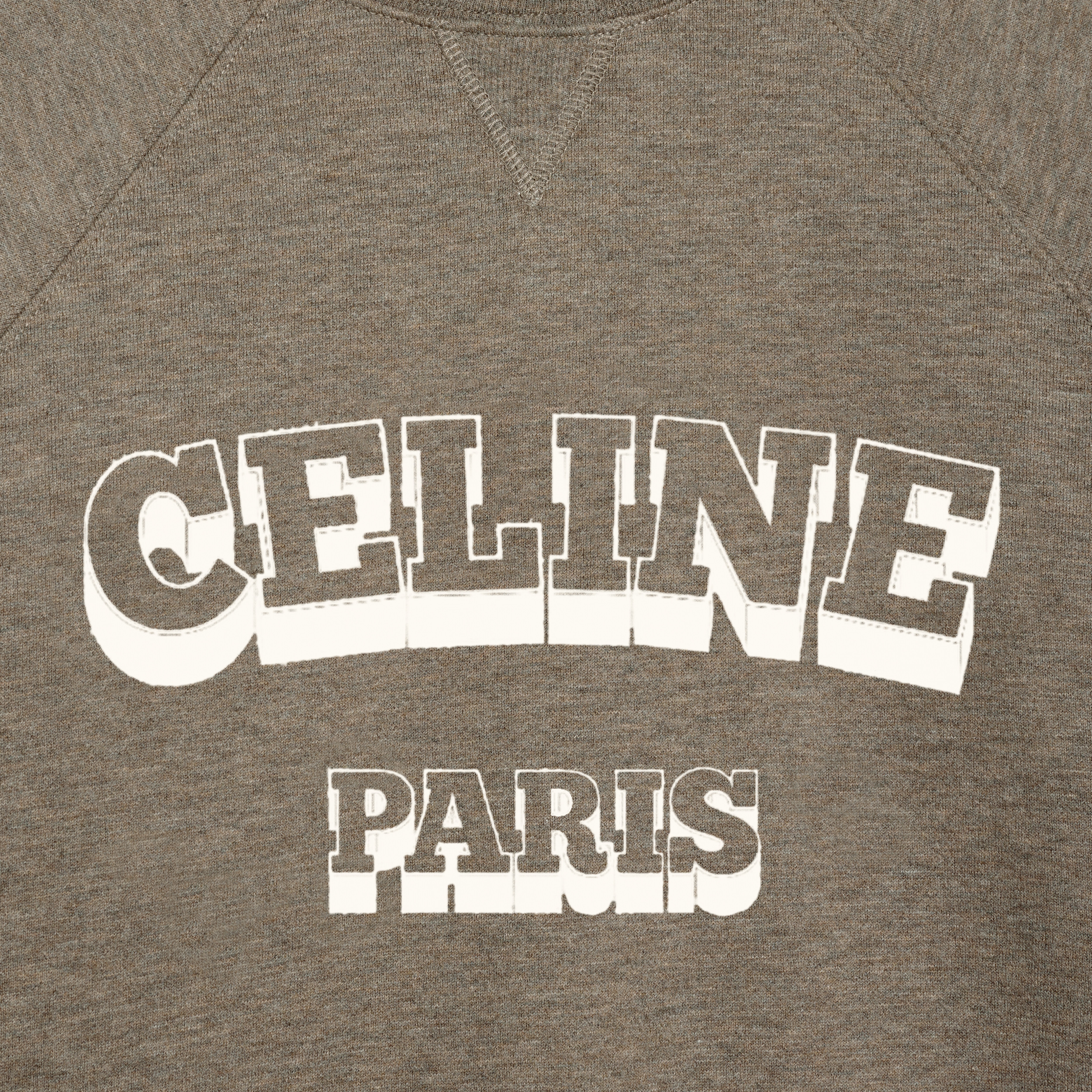 Celine Paris 70's sweatshirt in cotton and cashmere - 4