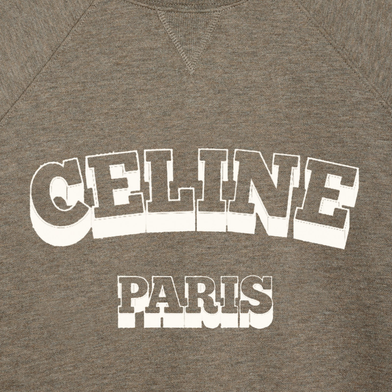 Celine Paris 70's sweatshirt in cotton and cashmere 4
