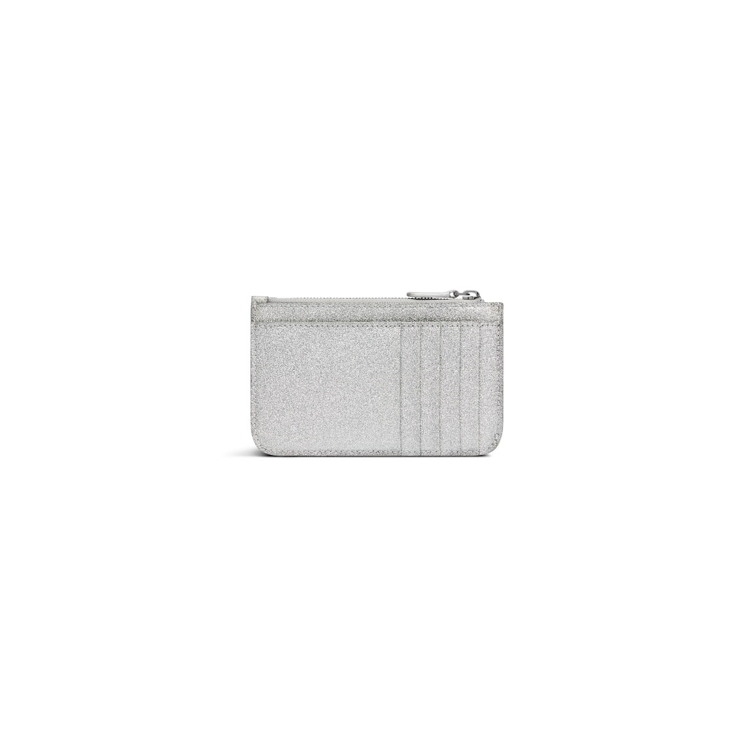 Women's Cash Large Long Coin And Card Holder In Sparkling Fabric  in Silver - 2