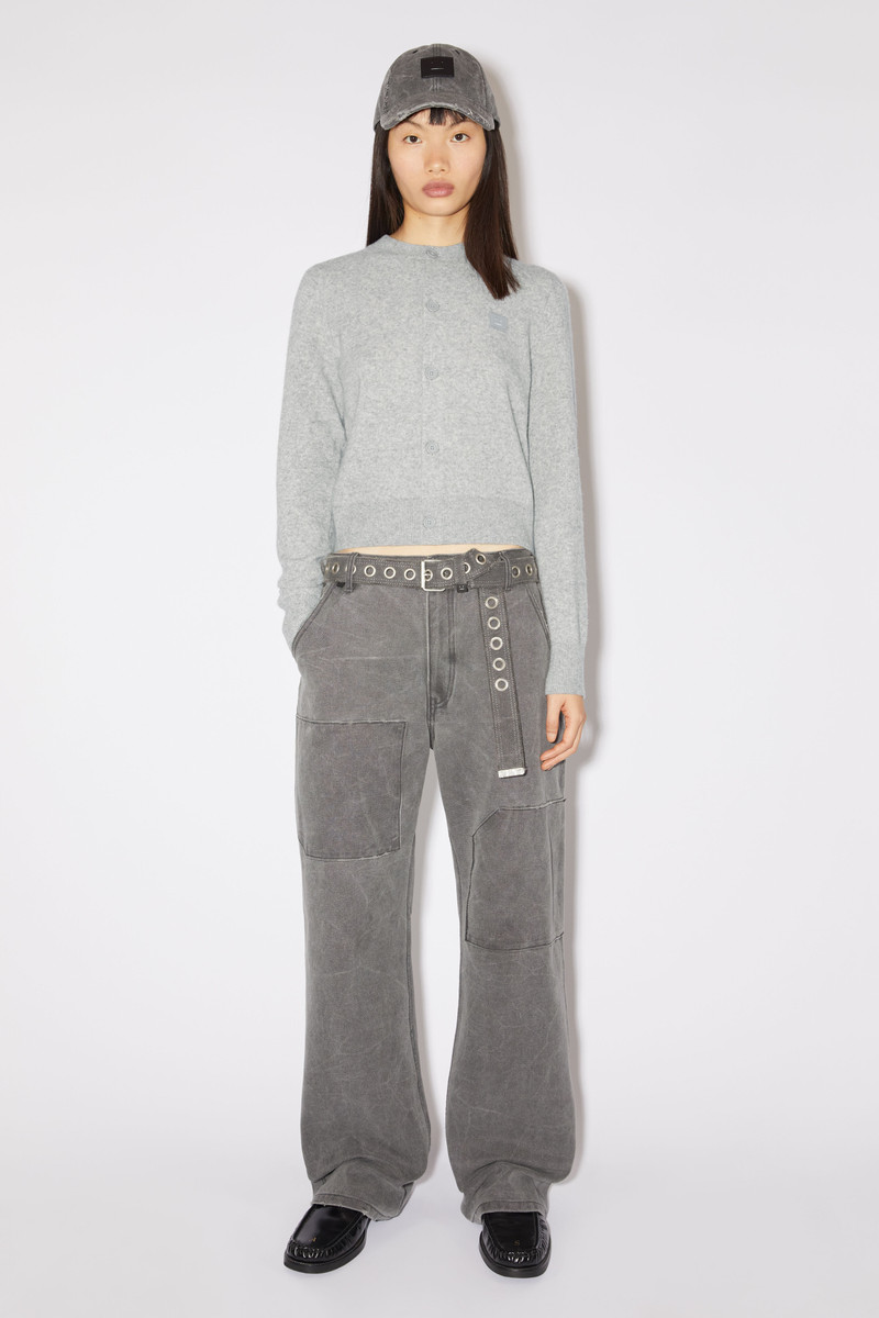Acne Studios Canvas belt - Carbon grey outlook