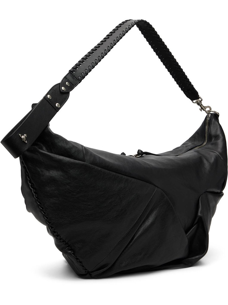 Vivienne Westwood Black Agnes Large Shoulder Bag outlook