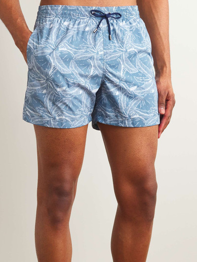 Canali Straight-Leg Mid-Length Printed Swim Shorts outlook