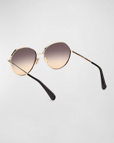 Max Mara Menton Metal Round Sunglasses outlook
