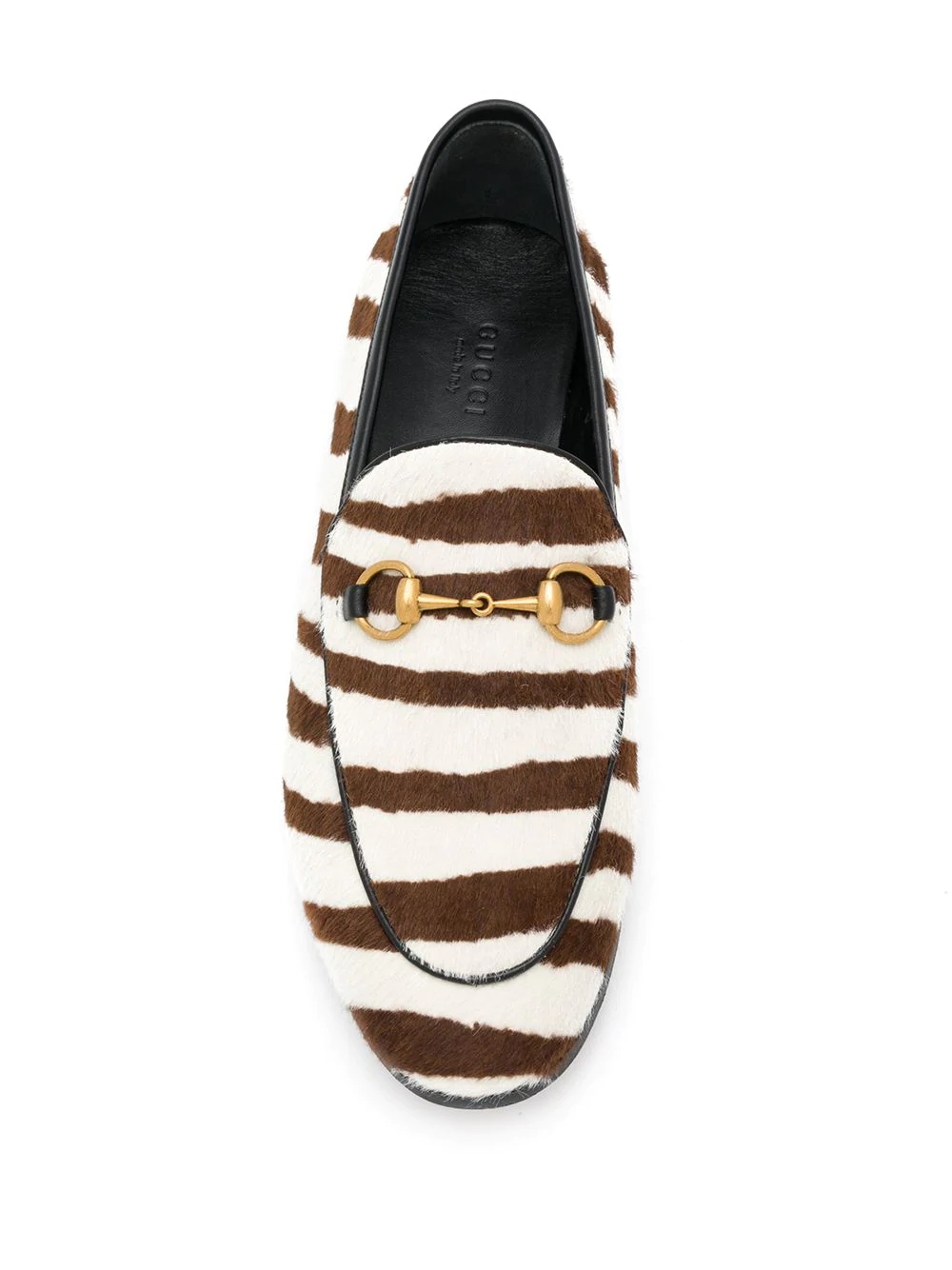 Jordaan zebra-stripe loafers - 4