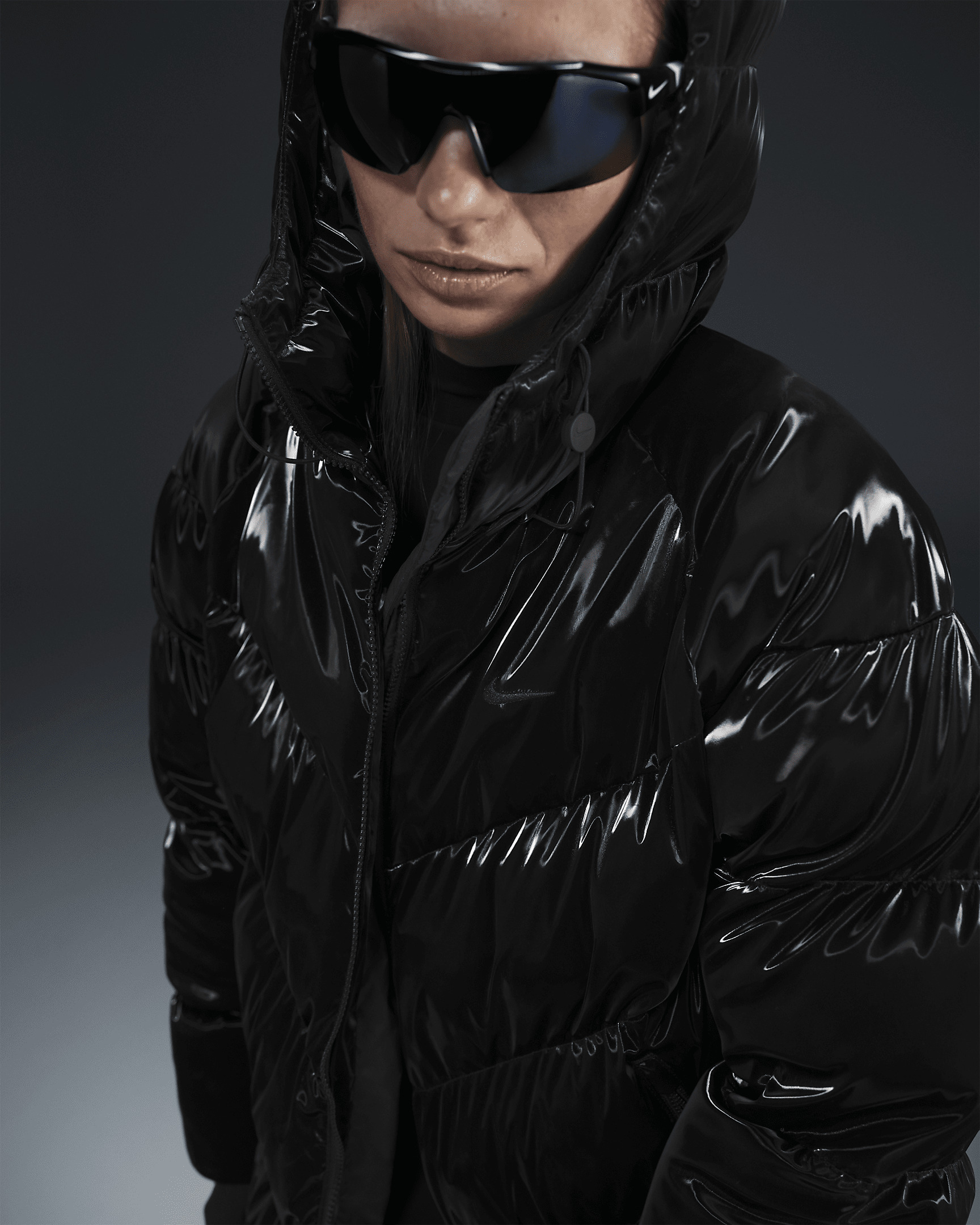 Nike Sportswear Windpuffer Women's Therma-FIT Loose Hooded Shine Parka - 5