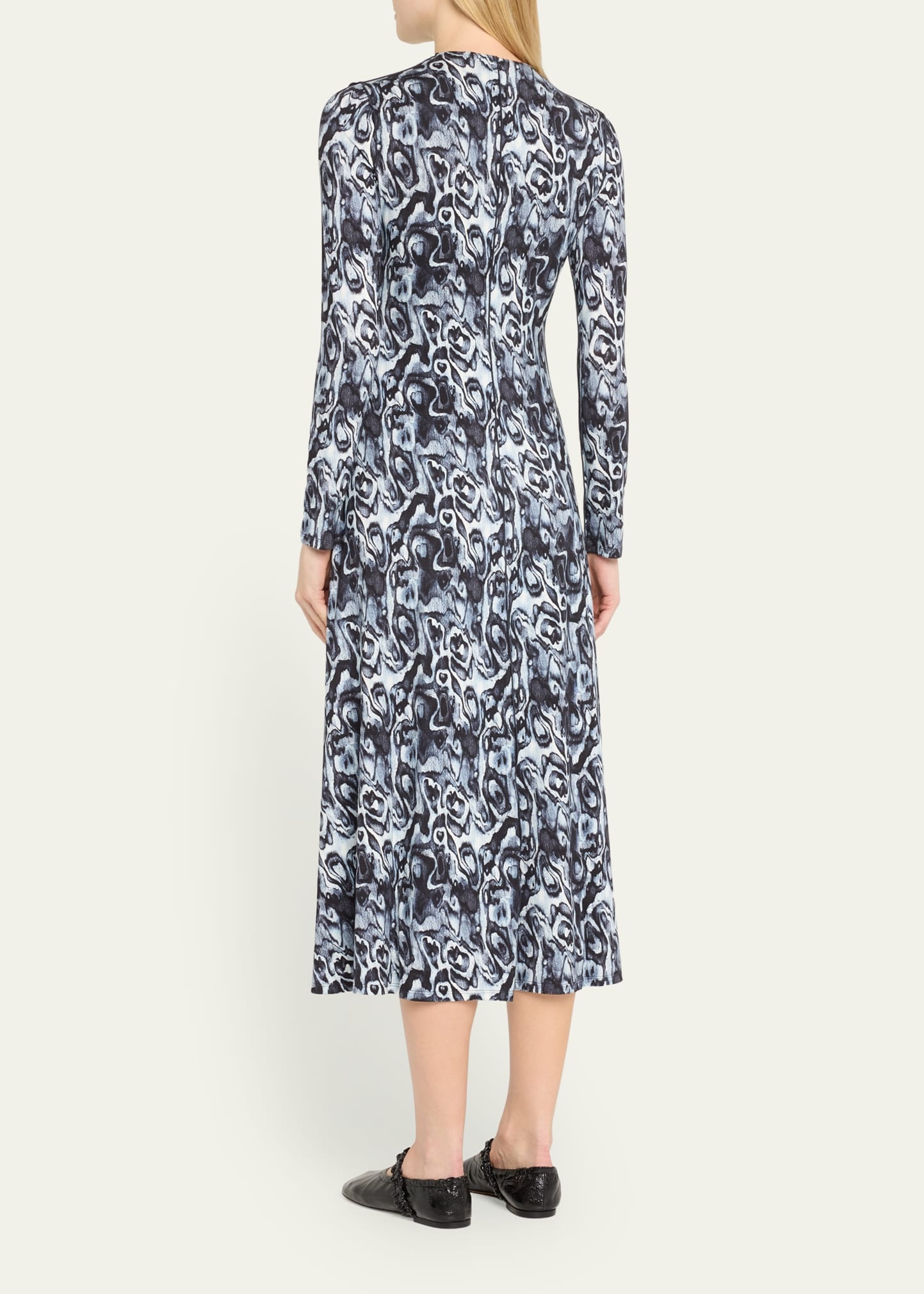 Atlas Printed Jersey Maxi Dress - 3