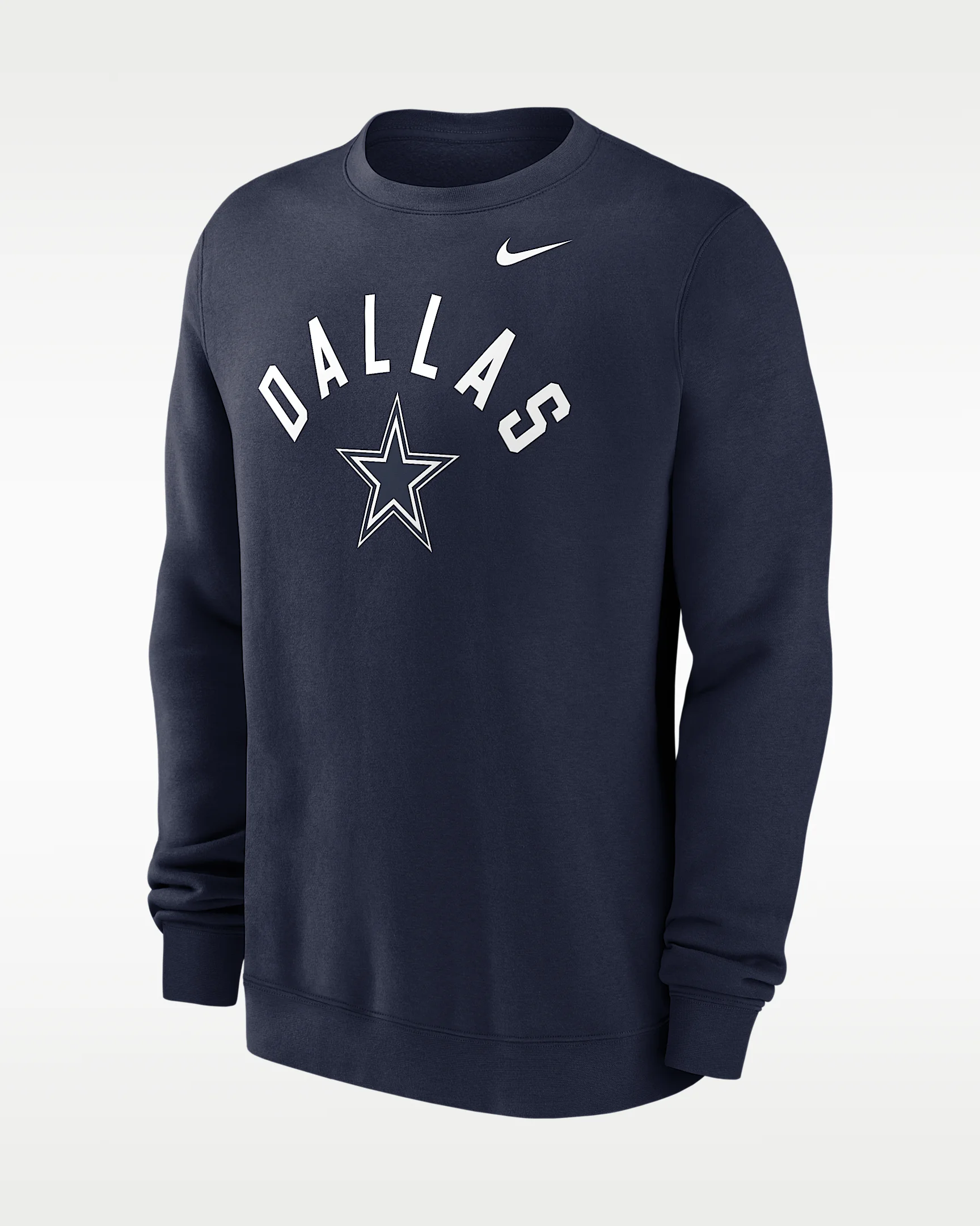 Dallas Cowboys Club Men's Nike NFL Pullover Crew - 1