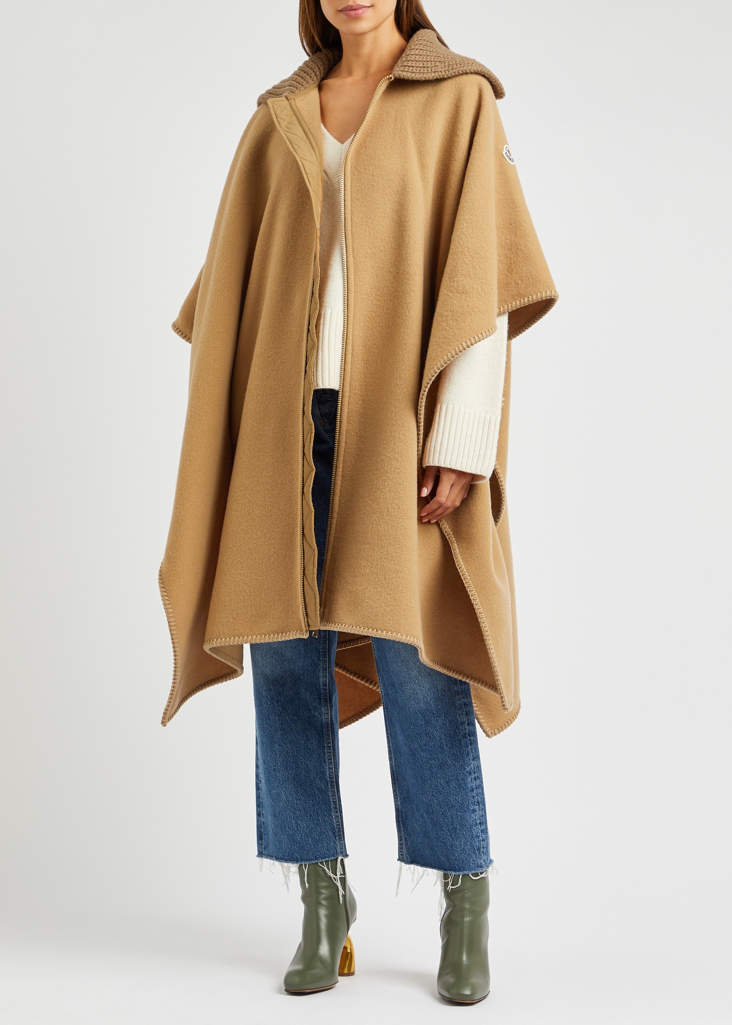 Wool-felt cape - 4