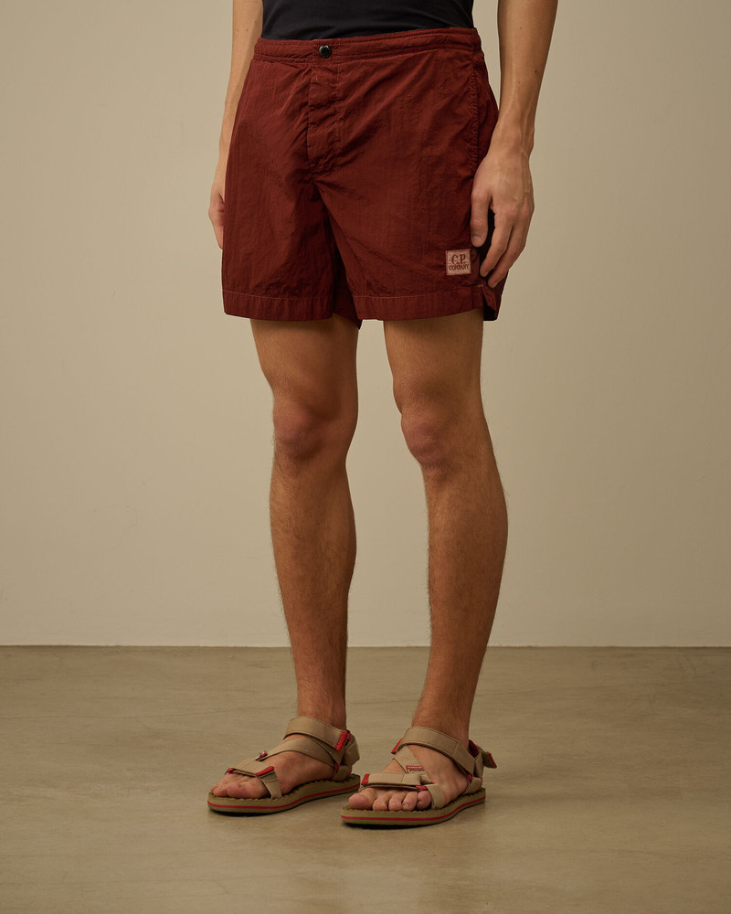 Chrome-E Buttoned Swim Shorts 3