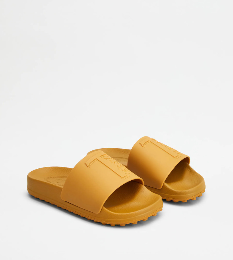 Tod's SLIDES IN RUBBER - YELLOW outlook