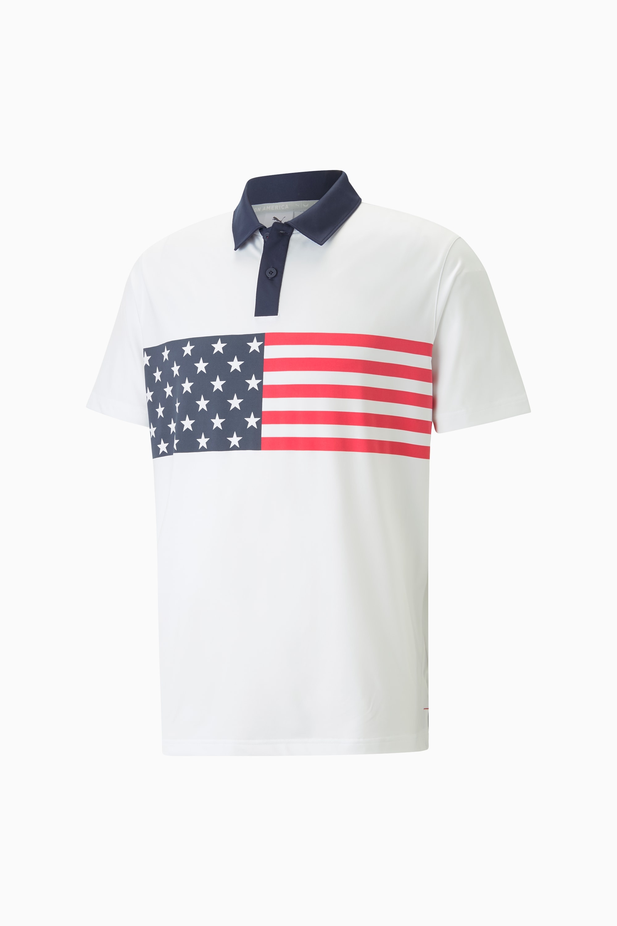 PUMA x VOLITION Flag Stripe Men's Golf Polo Shirt - 1