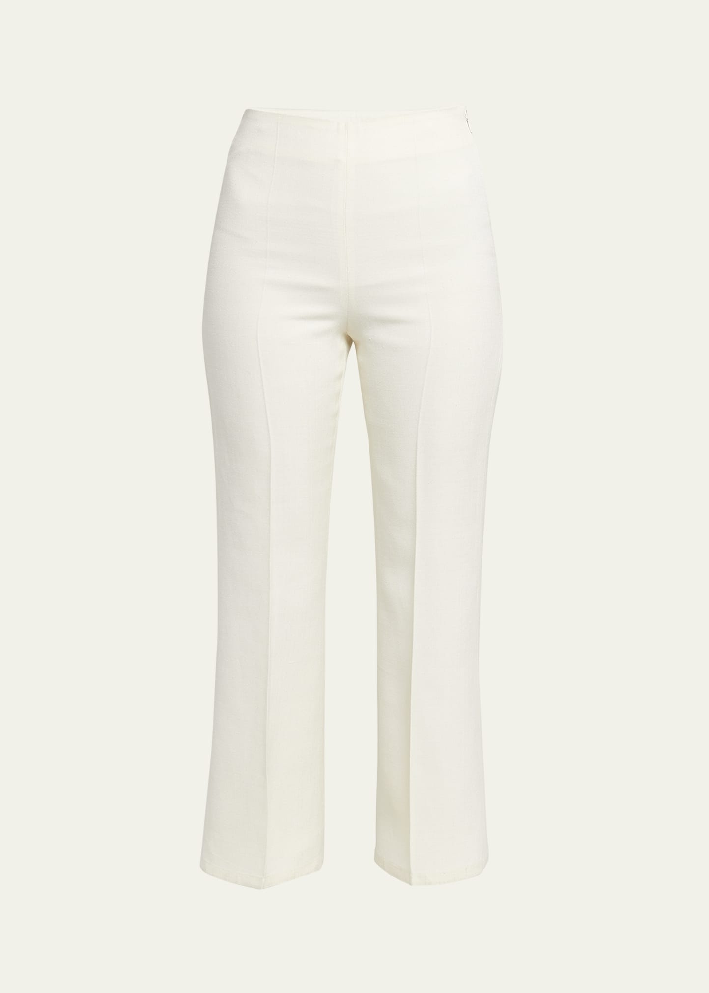 Flared Crop Trousers - 1