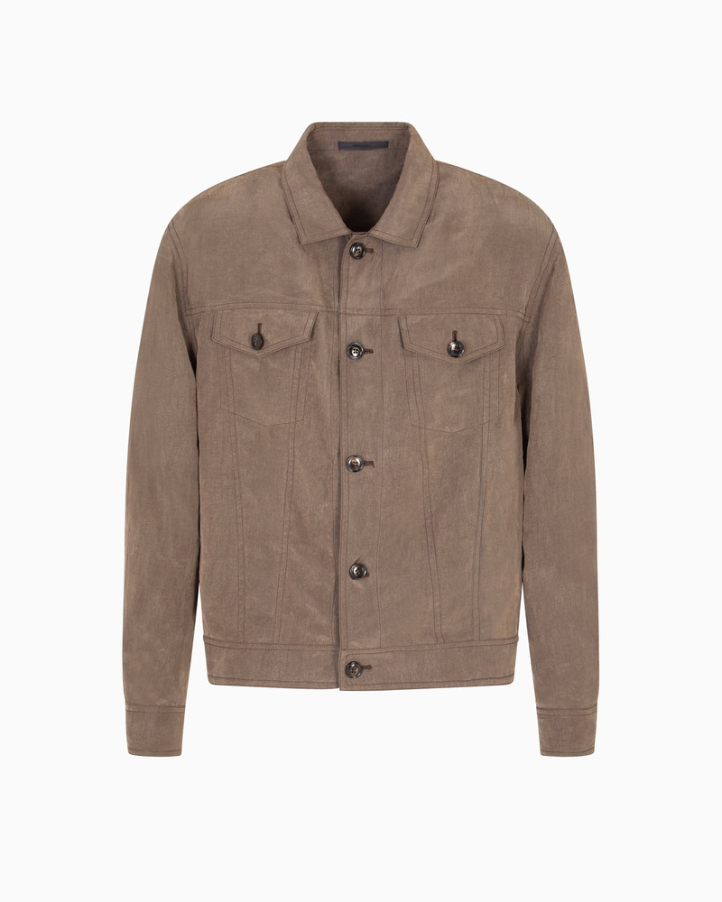 FADED LYOCELL CANVAS BLOUSON 1