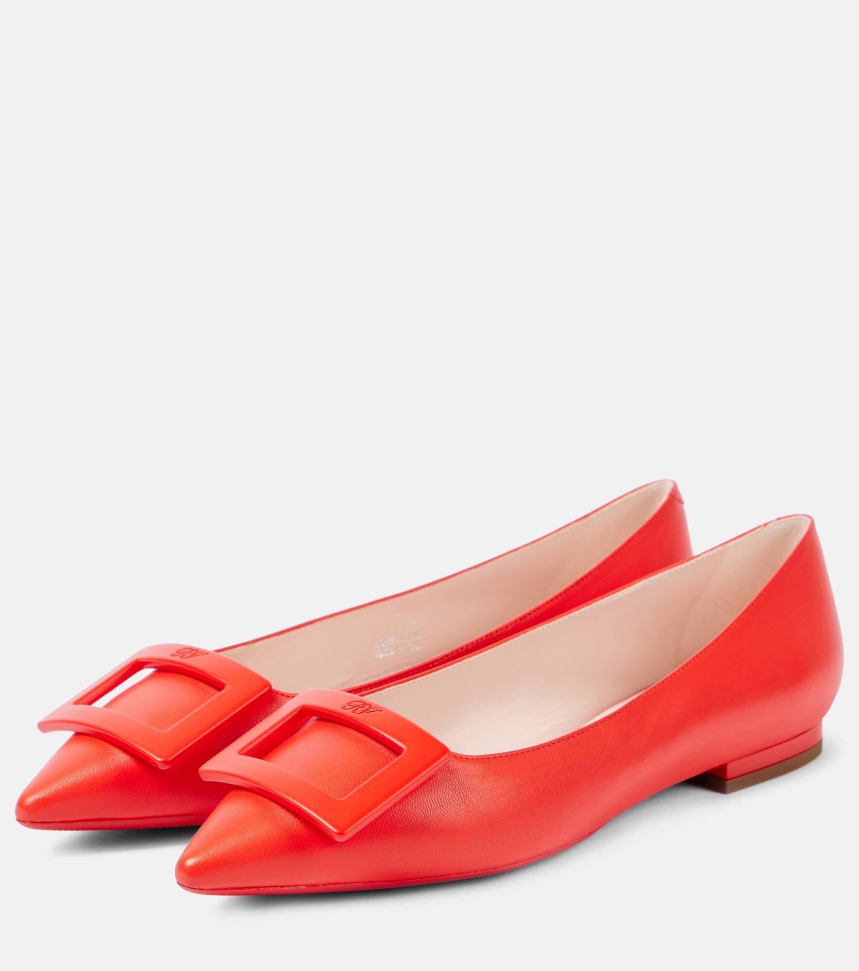 Gommettine Ball leather ballet flats - 5