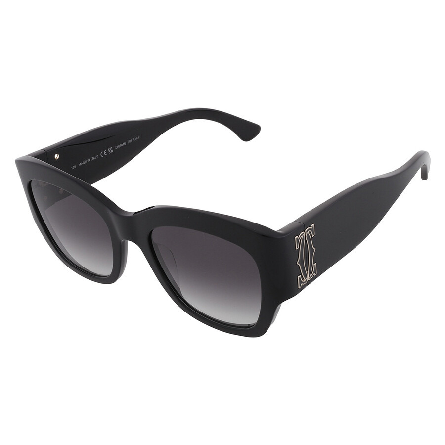 Cartier C Decor Grey Gradient Butterfly Ladies Sunglasses CT0304S 001 52 - 3