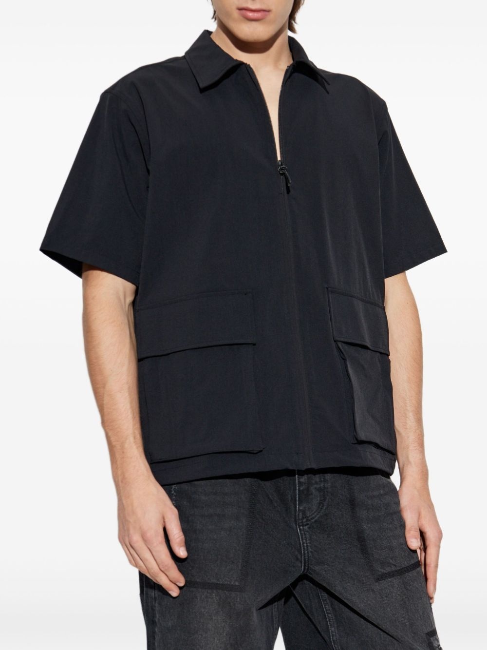 zip-up shirt - 3