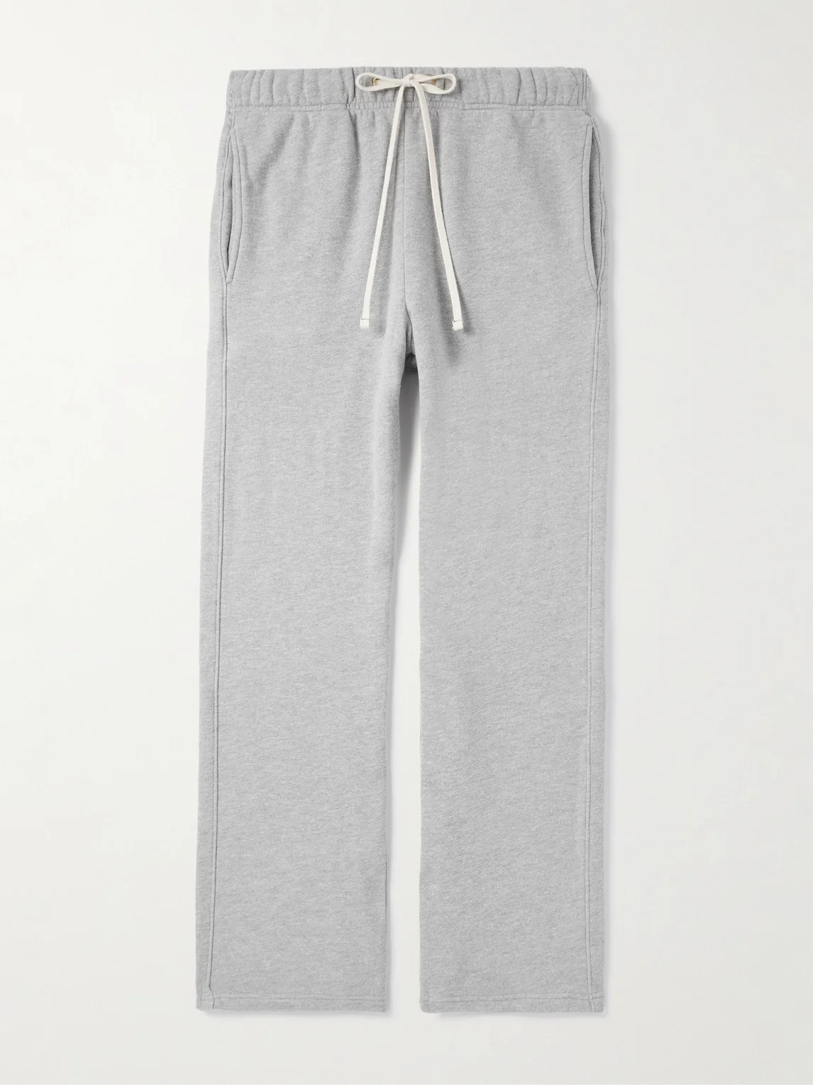 Heavyweight Structured-Fleece Cotton-Jersey Sweatpants - 1