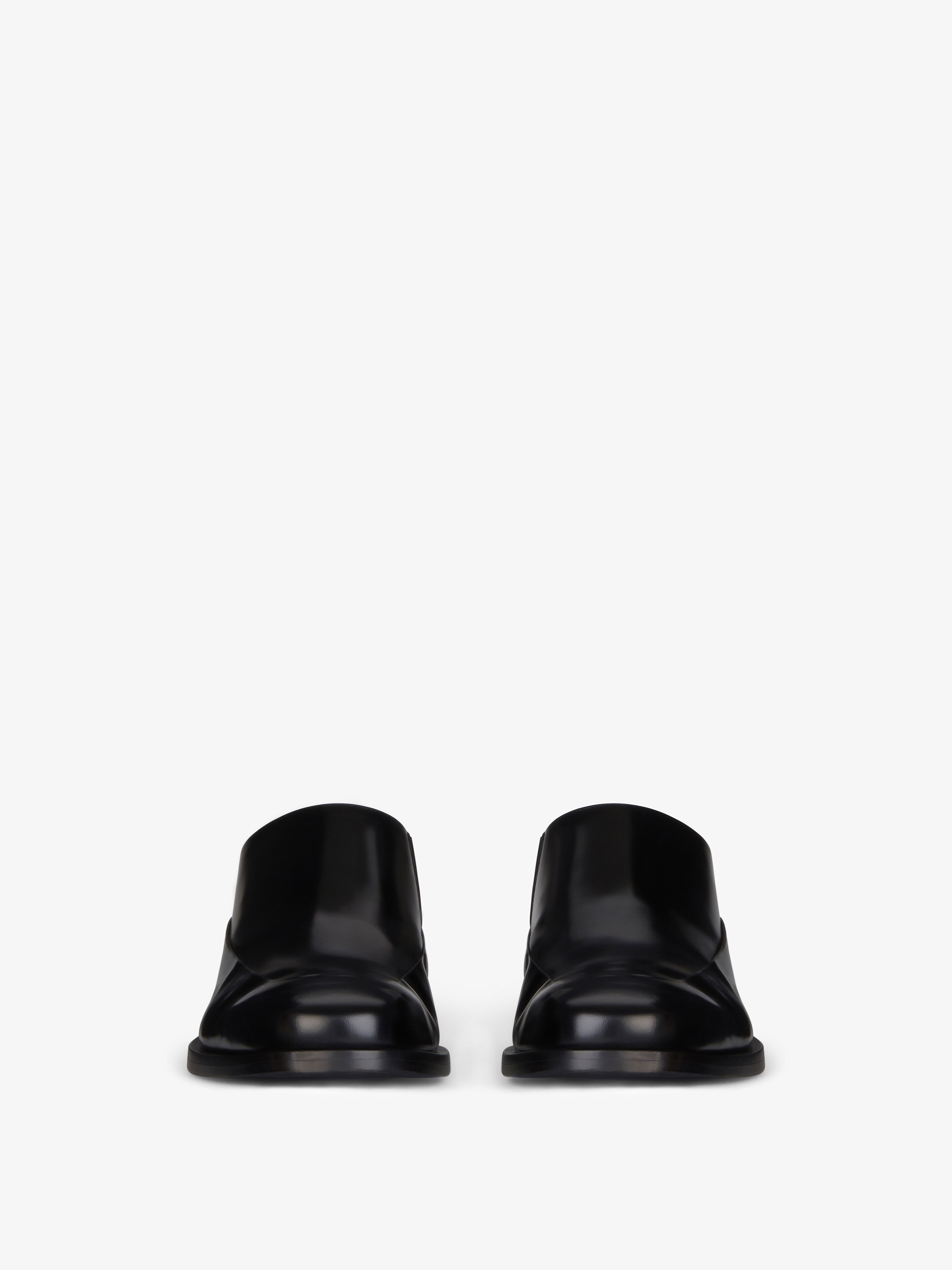 SQUARED DERBIES IN LEATHER - 2