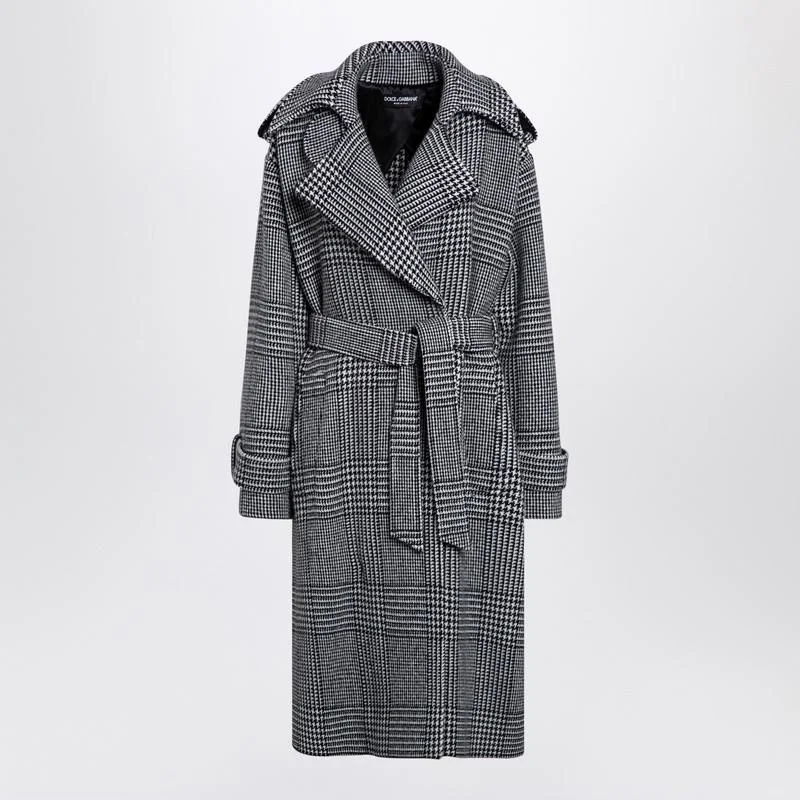 Dolce & Gabbana Dolce&Gabbana Houndstooth Checked Coat - 1