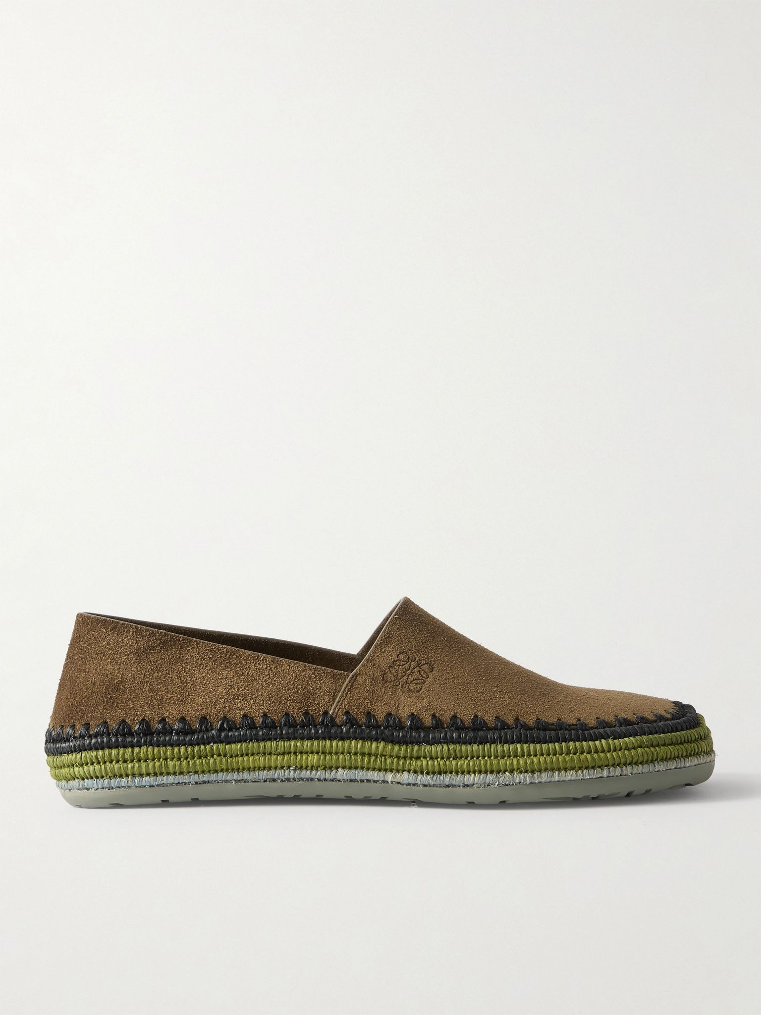 + Paula's Ibiza Suede Espadrilles Brown - 1