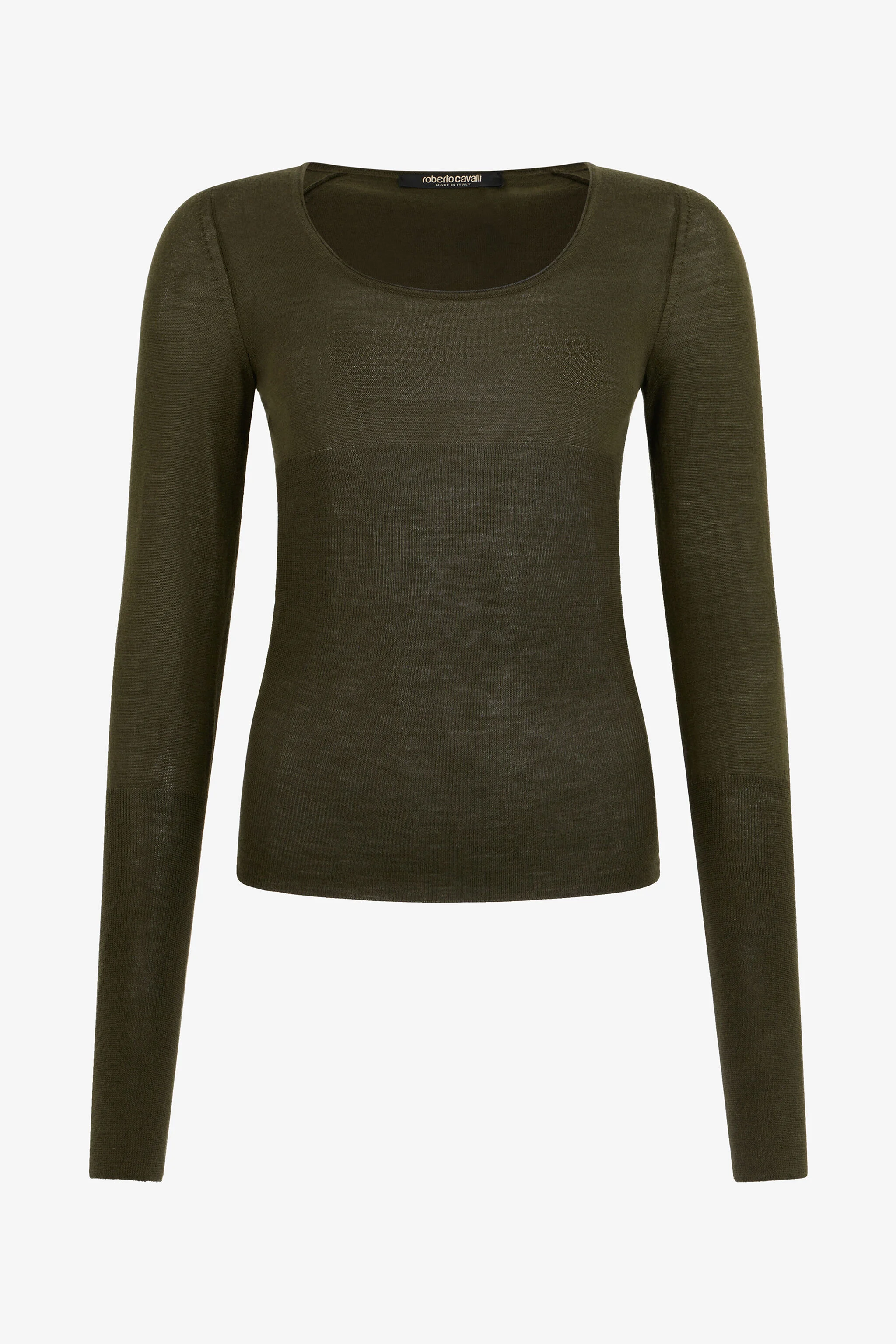 Green Long Sleeve Knit Top - 1